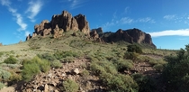 Superstition Mountains Arizona taken today 