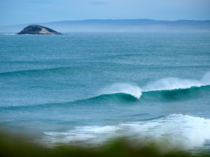 Surf break in Otago New Zeland 