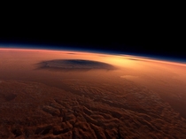 Surface of Mars as seen from space 