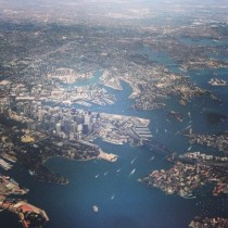 Sydney fly over shot Eat your heart out iOS  maps 