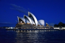 Sydney Opera House at night 
