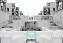 Symmetry at Salk Institute - UCSD Louis Kahn