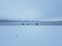 Taken in Aviemore Scotland Dont often see snowy beaches where i am from anyway  