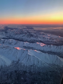 Taking off from anchorage Alaska 