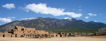 Taos Pueblo NM Continuously inhabited for  years 