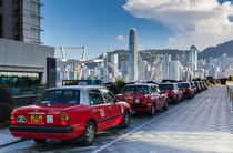 Taxis in Hong Kong 