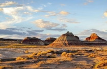 Teepees in Petrified Forest National Park Arizona 