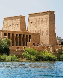 Temple of Isis in Philae Island Aswan EGYPT