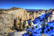 Tent Rocks near Sante Fe New Mexico By slack  x