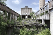 The abandoned cement factory on the outskirts of Zagreb Croatia