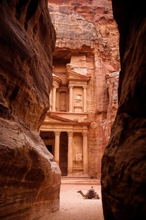 The abandoned city of Petra