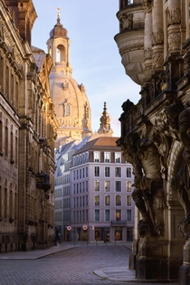 The Altstadt in Dresden Germany 