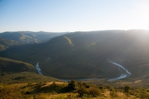 The amazing view over Umkomaas valley South Africa 