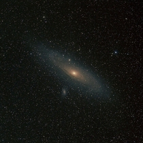 The Andromeda Galaxy M - My first astrophotography picture ever