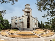 The Art Deco Villa Girasole is a house that rotates to follow the sun as it moves It was built between  and  in Italy and is powered by  motors
