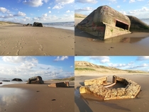 The Atlantic Wall German Atlantikwall built by Nazi Germany between  and  along the coast of continental Europemiles ca  km These are photos from FranceIn the picture below right in the background you can see a dune where the bunker originally stood