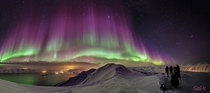 The Aurora over Trllaskagi peninsula Iceland  Photo by Gisli Kristinsson