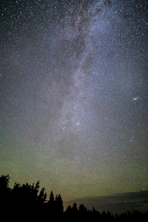 The backside of the Milky Way featuring Andromeda
