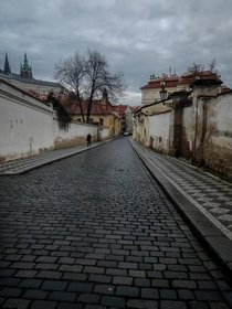 The backstreets of Prague 