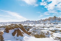 The Badlands in early March 