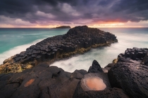 The basalt columns of Fingal Head New South Wales  By Stephen Pan