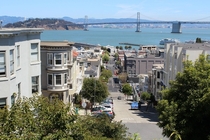 The Bay Bridge from Telegraph Hill San Francisco 