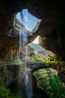 The beautiful Baatara gorge waterfall