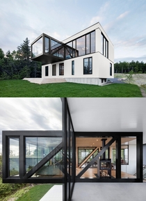 The Blanche Chalet La Malbaie Qubec by ACDF Architecture