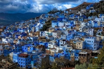 The Blue City of Chefchaouen in Morocco OC 