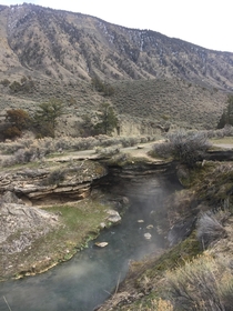 The Boiling River in Yellowstone National Park   X 