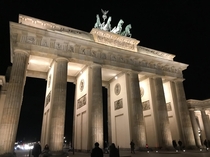 The Brandenburg Gate Brandenburger Tor is a neoclassical monument in Berlin built -  OC