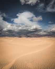 The Calm Before the Storm - Mesquite Flat Sand Dunes Death Valley NP California 