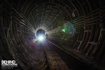 The Camden Rat Hole - Standing on the tracks of an old part of the London Underground tunnels 