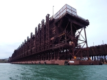 The Canadian National Iron Ore Docks in Two Harbors MN 