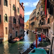 The canals of Venice Italy 