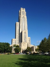 The Cathedral of Learning at the University of Pittsburgh 