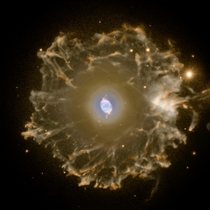 The Cats Eye Nebula imaged with the Nordic Optical Telescope 