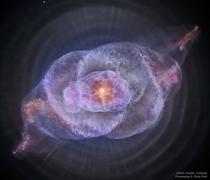 The Cats Eye Nebula in Optical and X-ray Credit NASA ESA Hubble Chandra X-ray Observatory