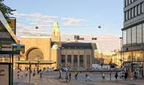 The Central Railwaystation in Helsinki Finland 