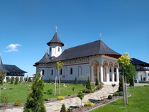 The church of the Hermitage of the Nativity of the Mother of God Marginea Romania 