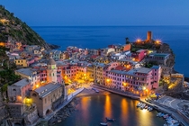 The classic shot of Vernazza Liguria Italy 