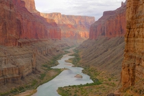 The Colorado River through the Grand Canyon at Nankoweep 