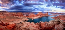 The contrasting colors of Lake Powell Utah  photo by Rick Parchen