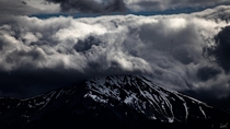 The Dark Mountain  Taken from Valomandri Trikala Greece April-- around  
