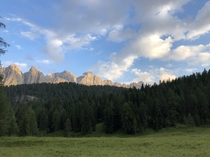 The dolomites near Lago di Sorapis Italy  x