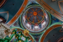 The Dome of the Orthodox Baroque Church of the Holy Spirit in Vilnius Lithuania 