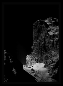 The Dramatic Cliffs of Comet PChuryumov-Gerasimenko 
