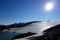 The eighth largest glacier in mainland Norway Okstinbreen glacier  IG fabdach