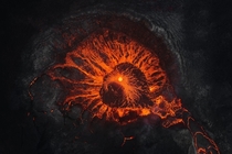 The Eye of Sauron Volcano Eruption in Iceland     IG iuriebelegurschi