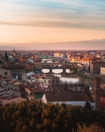 The famous Ponte Vecchio of Firenze  OC cbyeva 